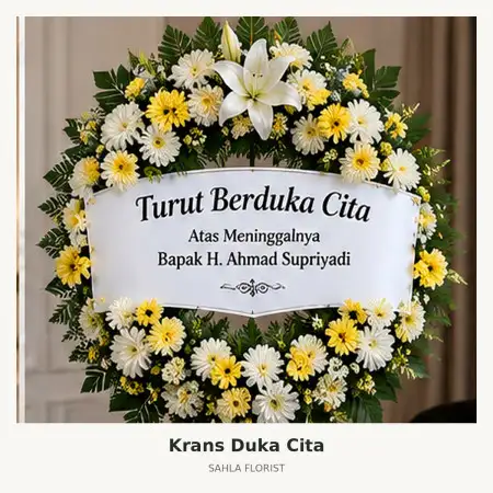 Krans Bunga Duka Thamrin